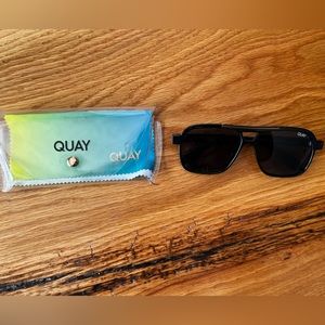 Quay Australia Nemesis Black Aviators Polarized